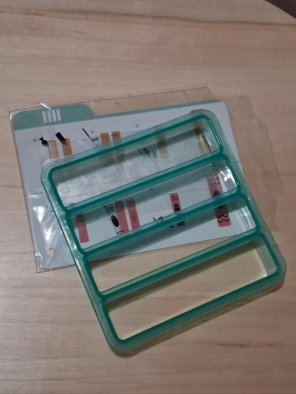 Rectangle Crayon Square Cutter With Stencils